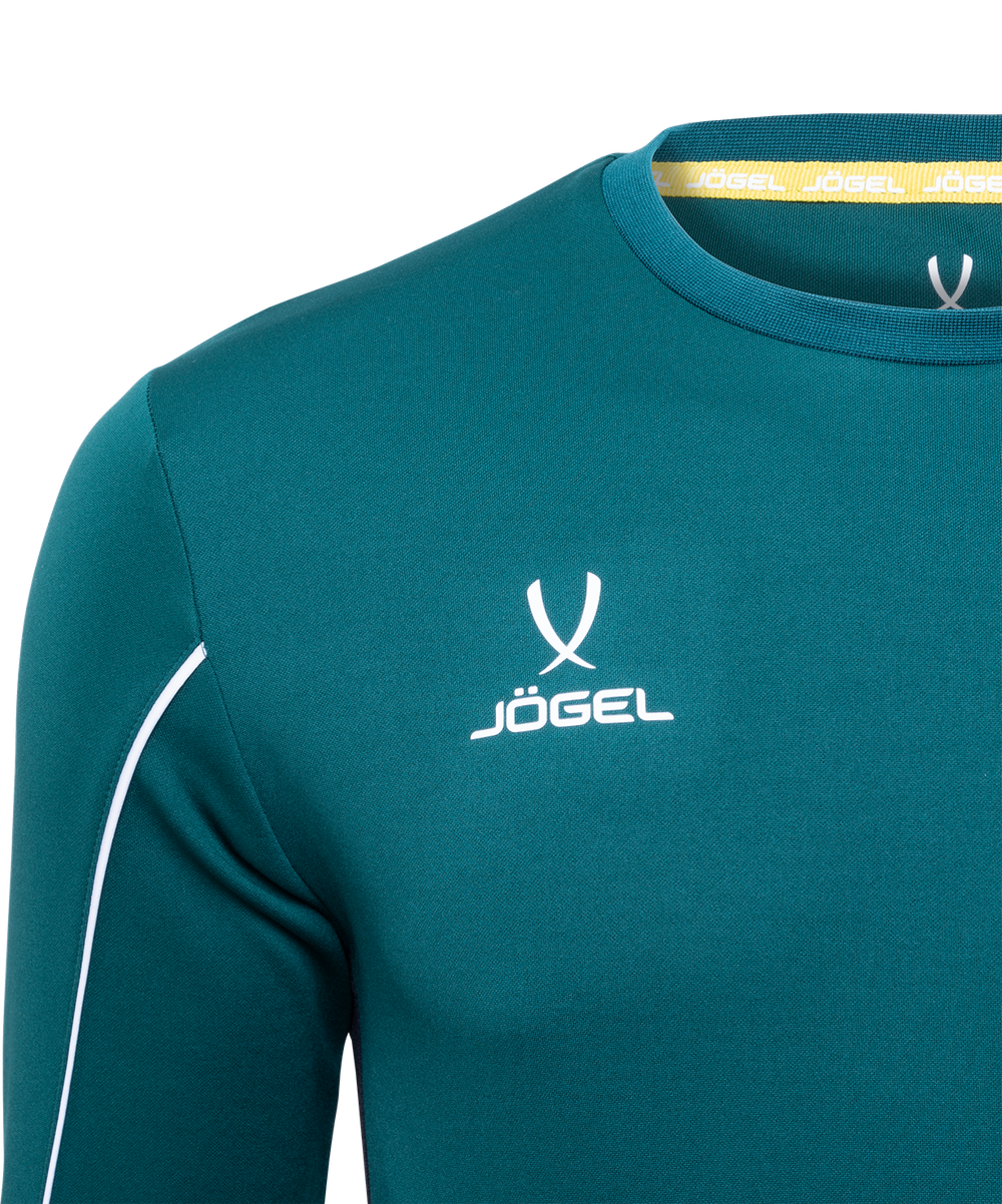 Футболка вратарская CAMP GK Padded LS, зеленый/черный/белый, детский