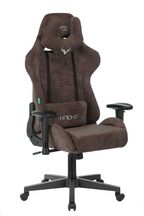 Кресло игровое Бюрократ VIKING KNIGHT LT10 FABRIC коричневый Stool Group