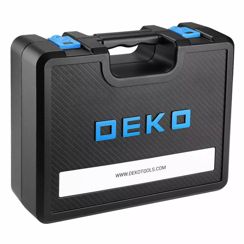 Гайковерт аккумуляторный бесщеточный Deko DKIS, 20В, 2*4.0Ач, 400Нм, в кейсе (063-4432)