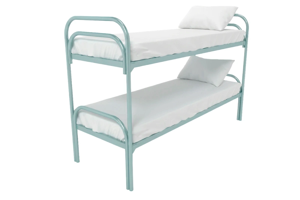 Кровать металлическая двухъярусная "Стандарт", 80х190 см, сетка 100х50