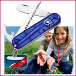 Нож My First Victorinox красный полупрозрачный, 84 мм,  9 функций,  0.2373.T
