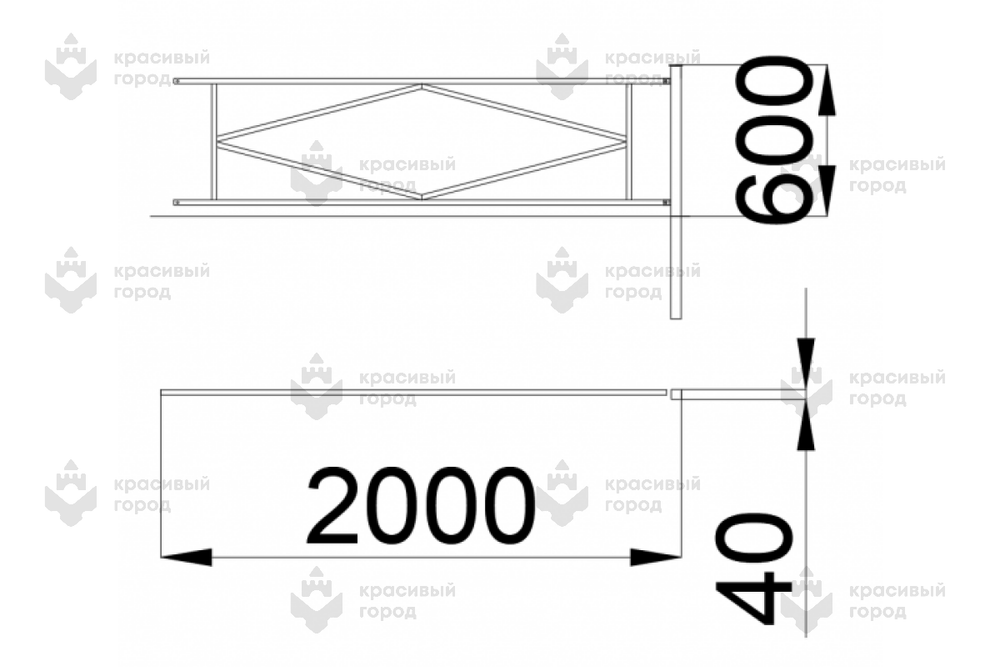 Ограждение металлическое
