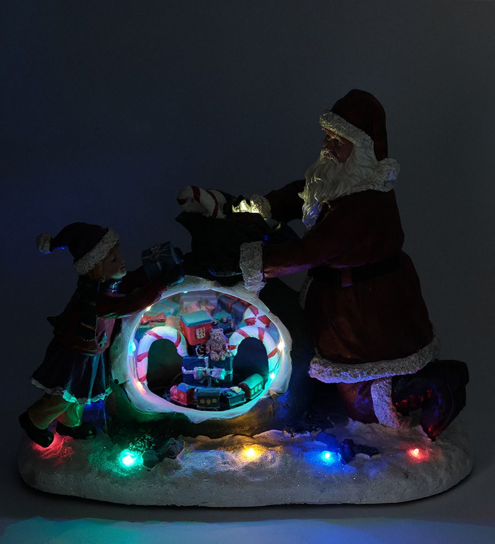 XM-763 Новогодняя миниатюра с подсветкой