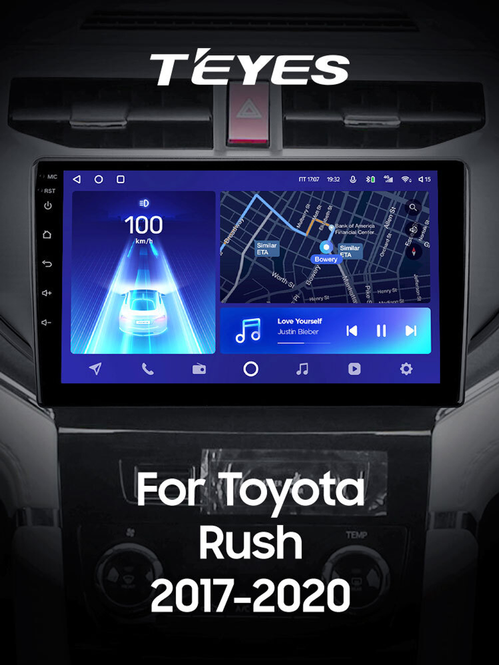 Teyes CC2 Plus  9" для Toyota Rush 2017-2020