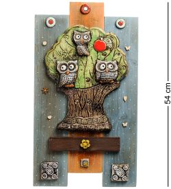 КоКо Шамель KK-531 Панно «Совы на дереве» шамот