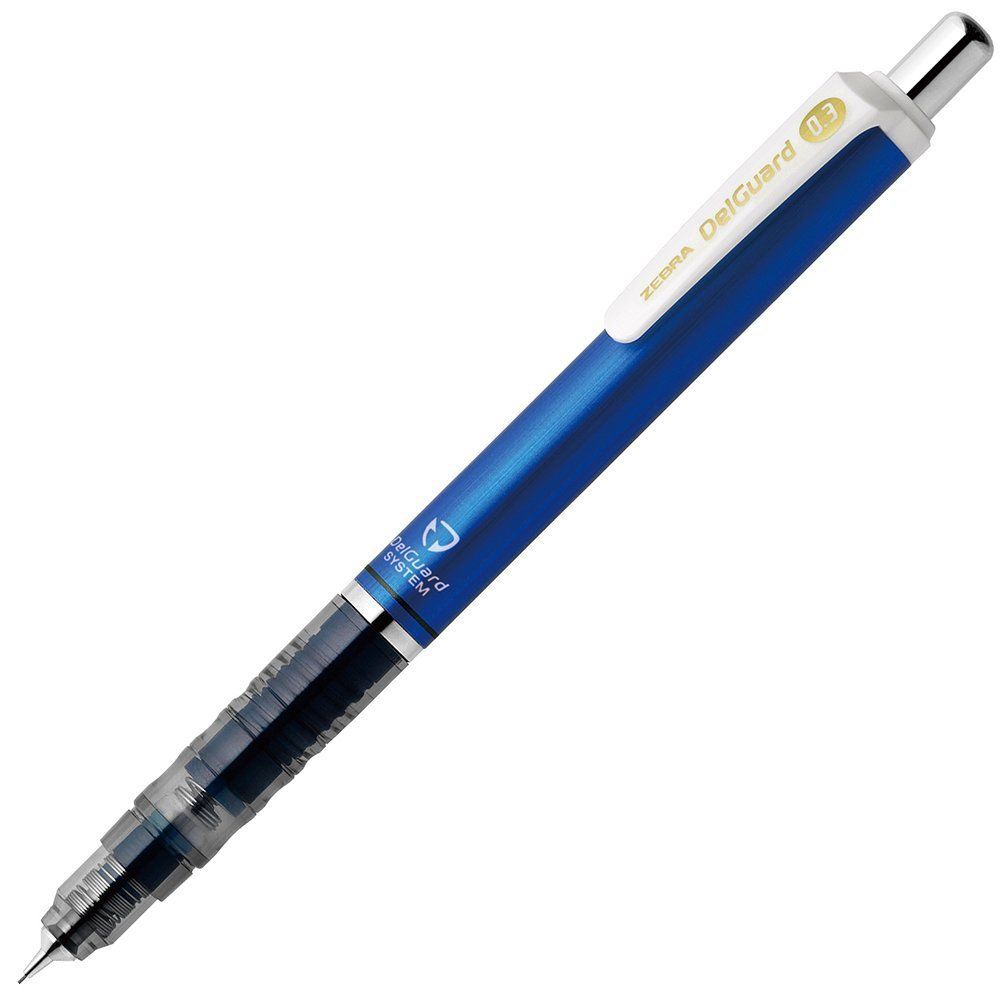 Zebra DelGuard 0,3 мм (синий) - купить механический карандаш с доставкой по Москве, СПб и России