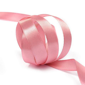 Лента атласная 12 мм розовая