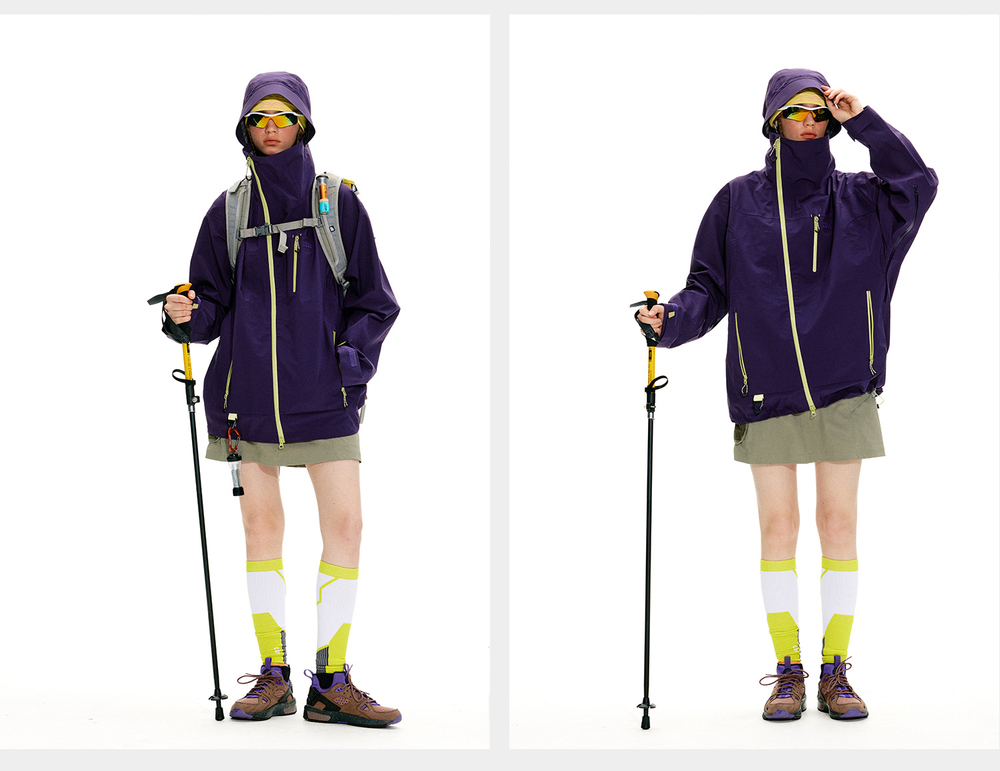 Куртка Nothomme Blue Three-Proof Hiking Jacket Ningye Purple