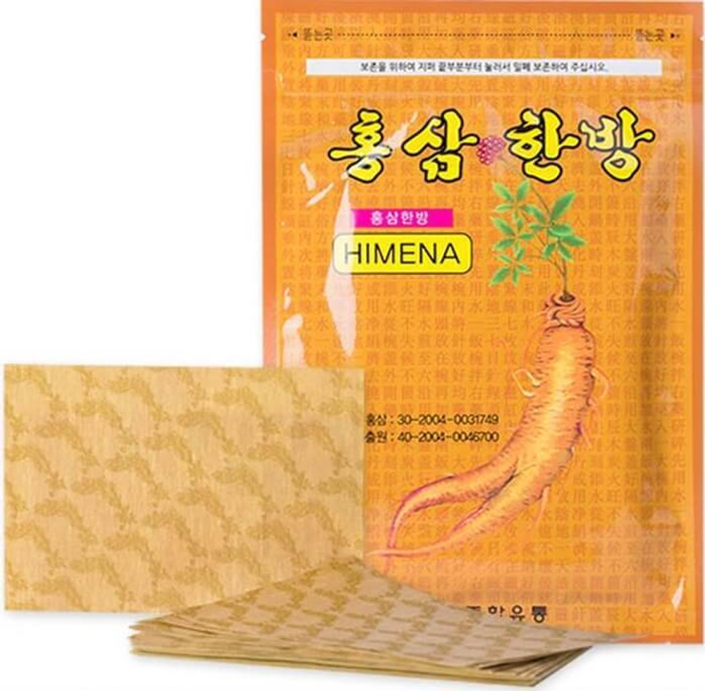 Himena Пластырь с красным женьшенем - Red ginseng pad