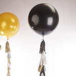 Гирлянда Тассел, Черный, 35*12 см, 12 листов.