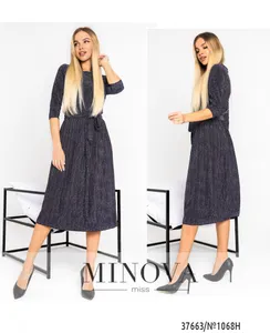 Платье 1068Н-синий Minova