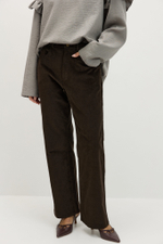 Брюки прямые из вельвета