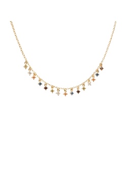 Колье Willow серебро 925 пробы покрытое золотом