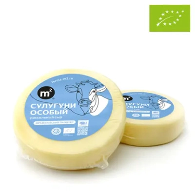 Сыр Сулугуни, органический "Ферма M2", 350 г (стоимость указана за 350 г, вес может отличаться)