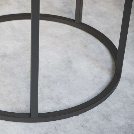 Стол придиванный Остин УФ неро/черный