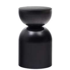 Приставной столик Rachel Ø30х52 см, черный