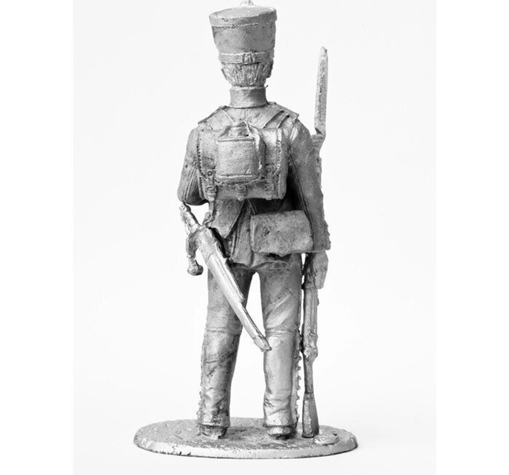 Оловянный солдатик Рядовой гарнизонных полков, 1812 г.