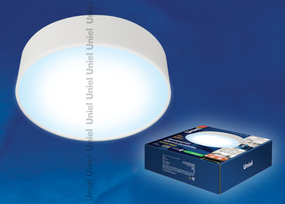 ULO-ZR26-20W/DW WHITE Светильник светодиодный потолочный накладной. Мощность - 20 Вт. Световой поток - 1600 Лм. Цвет свечения — дневной. Степень защиты — IP20. Цвет корпуса - белый. TM Uniel