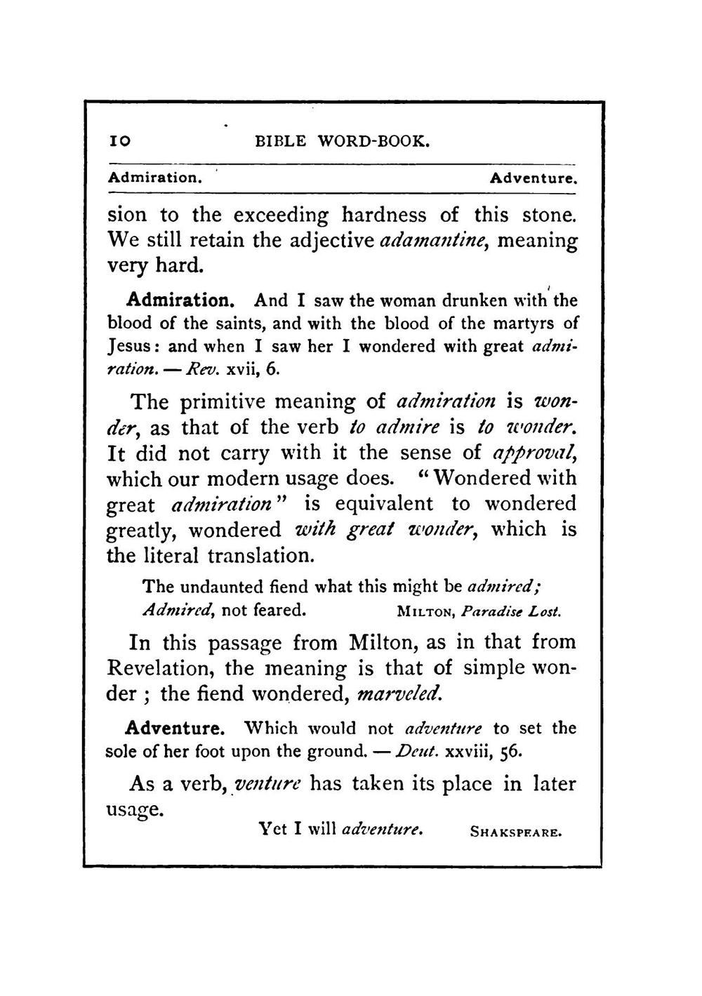 Bible Word-Book. A Glossary of Scripture Terms Which Have Changed Their Popular Meaning, Or Are No Longer in General Use | William Swinton