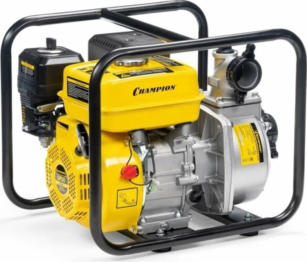 Мотопомпа бензиновая CHAMPION GP50 для слабозагрязненной воды