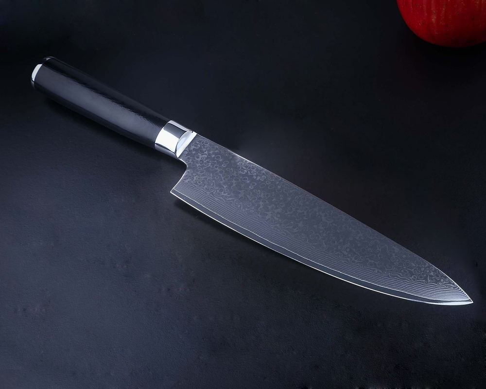 TG-D7 G10Нож дамасская сталь VG10