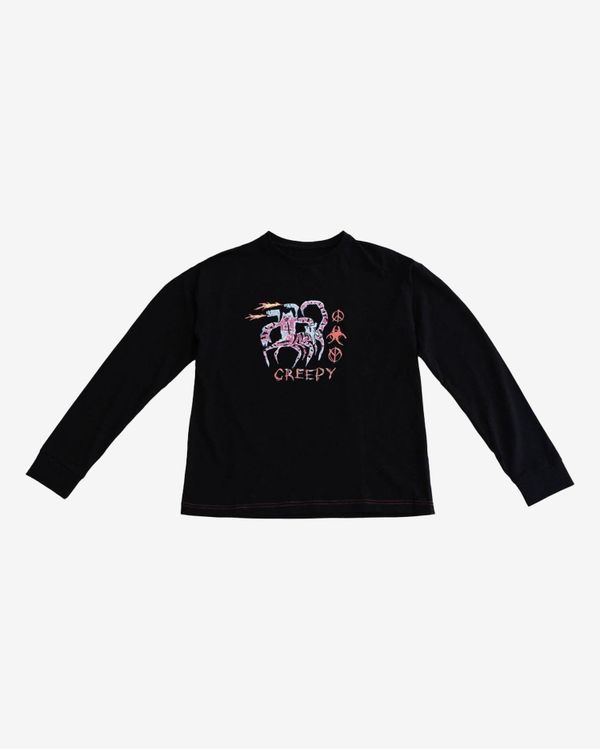 Лонгслив Технокошка черный - фото 1