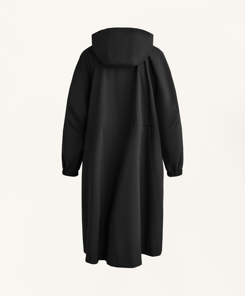Oysho Ультралегкий компактный плащ, черный
