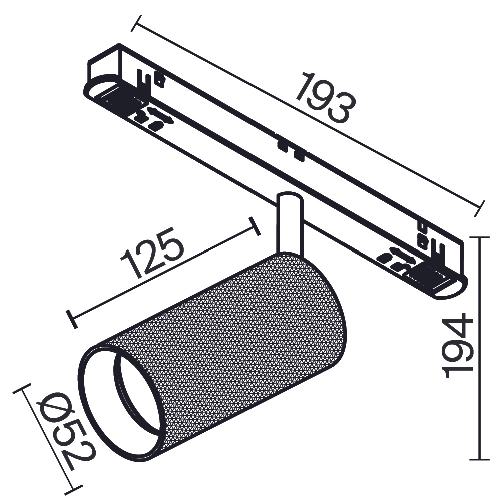 Магнитный трековый светильник Maytoni Artisan TR097-2-12W3K-M-BB