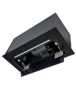 Вытяжка кухонная Caste-60RT (BLACK) черный, D150мм, 1200м3/ч, полновстраиваемая, мотор 230Ватт, стекло 60см, управл. сенсорное + ПДУ (MACBI)