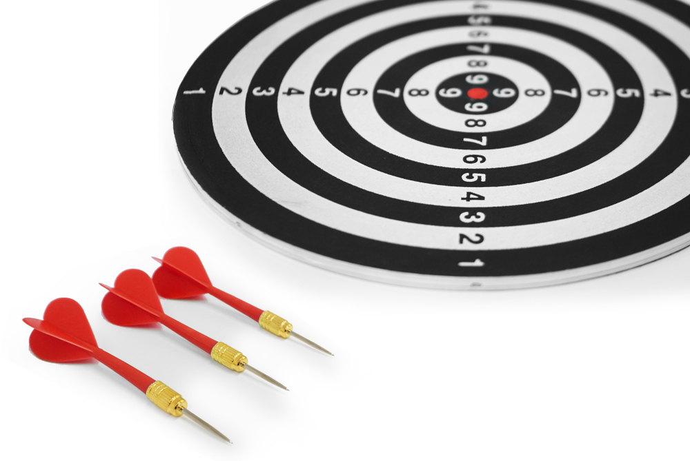 Набор для игры в дартс 37 см с дротиками