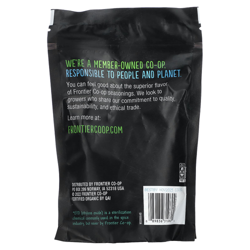 Frontier Co-op, Органический черный перец, среднего помола, 6,63 унции (188 г)