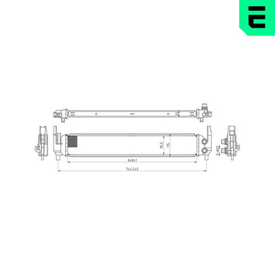 ERA - 673030-ERA - Radiator, engine cooling