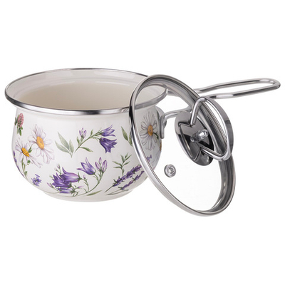 Ковш 0,9л 14см "Flower story"