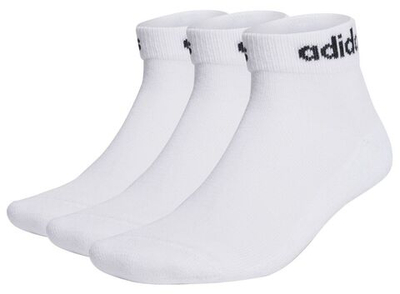 Теннисные носки Adidas Linear Ankle Socks Cushioned 3P - White
