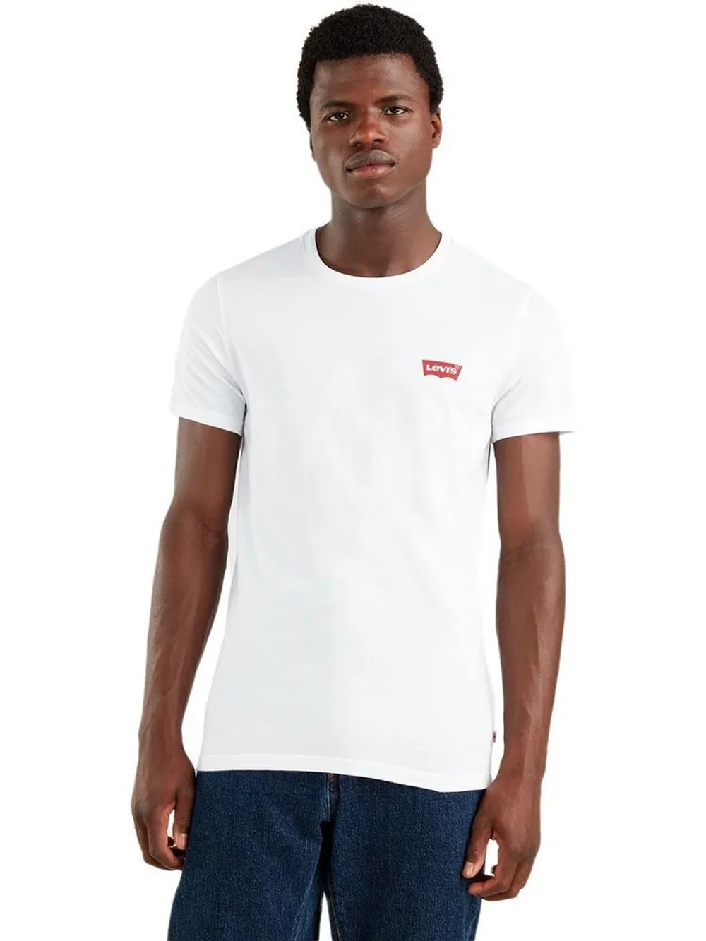 Футболка мужская ( 2 штуки ) LEVI'S 2PK CREWNECK GRAPHIC HM CHESTHIT 2 PACK