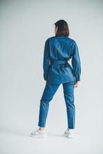 Блуза женская м296 toray стретч opal blue