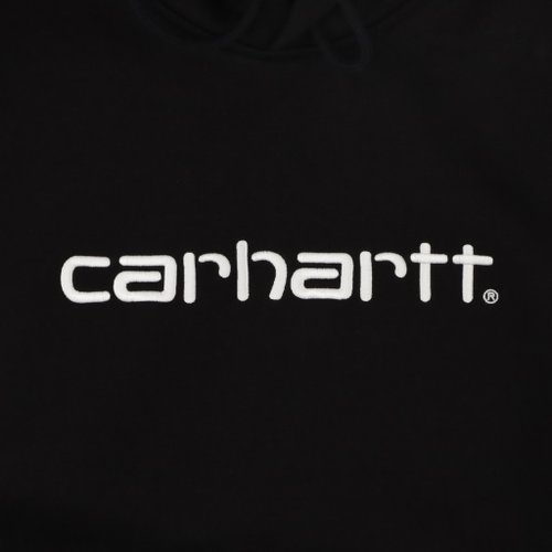 Толстовка мужская Carhartt WIP Hooded Sweatshirt артикул:I030230_black - купить в магазине Дайс