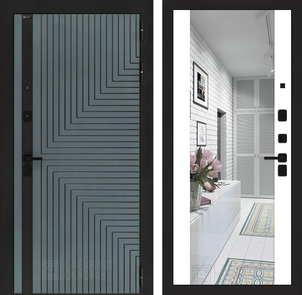 Кредор зеркало МАХ белый рельеф софт