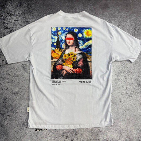 Футболка Saw Mona Lisa white