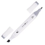 Маркеры для скетчинга двусторонние BRAUBERG ART DEBUT "WHITE", НАБОР 12 шт., телесные цвета, 152137