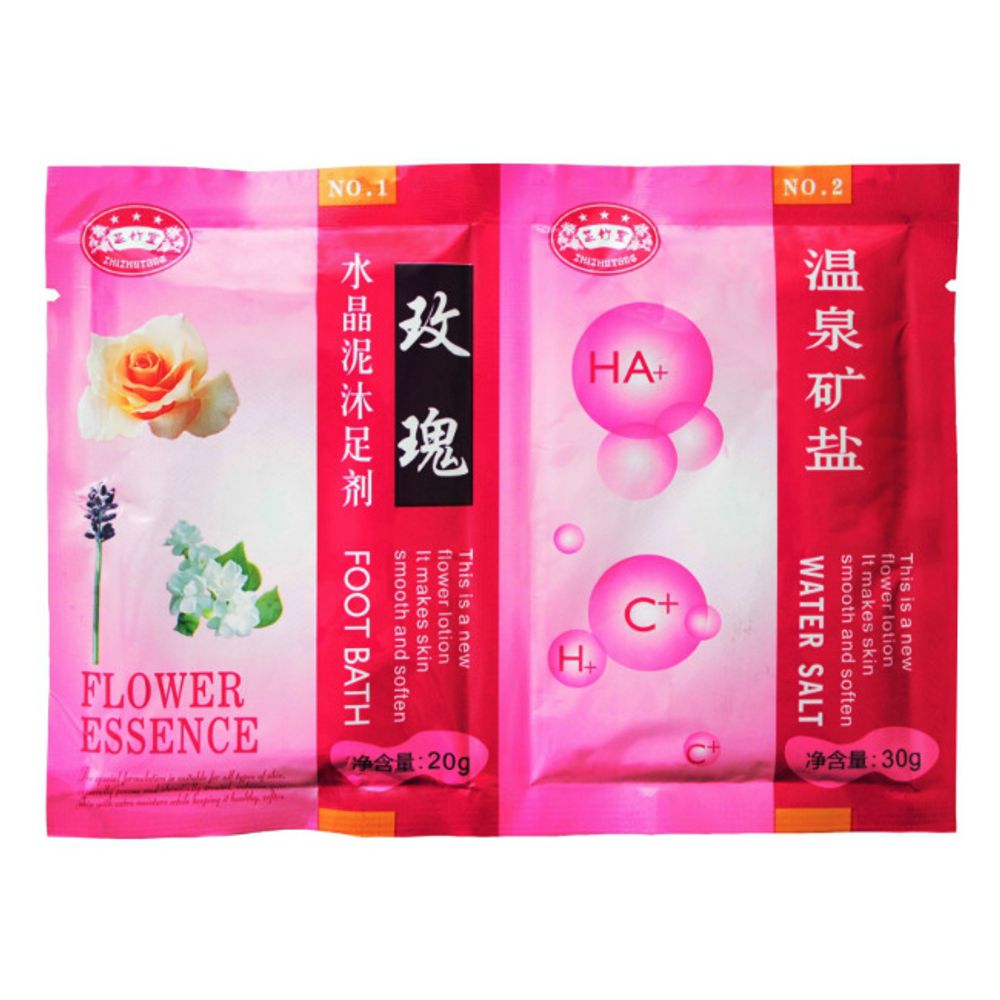 Ванночка-желе для ног &quot;Китайская роза&quot; SECRETS LAN Zhizhutang Flower Essence