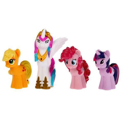 Набор игрушек для купания "Мой маленький пони" 2шт. ПВХ, пакет Капитошка 171R-PVC (Играем вместе)