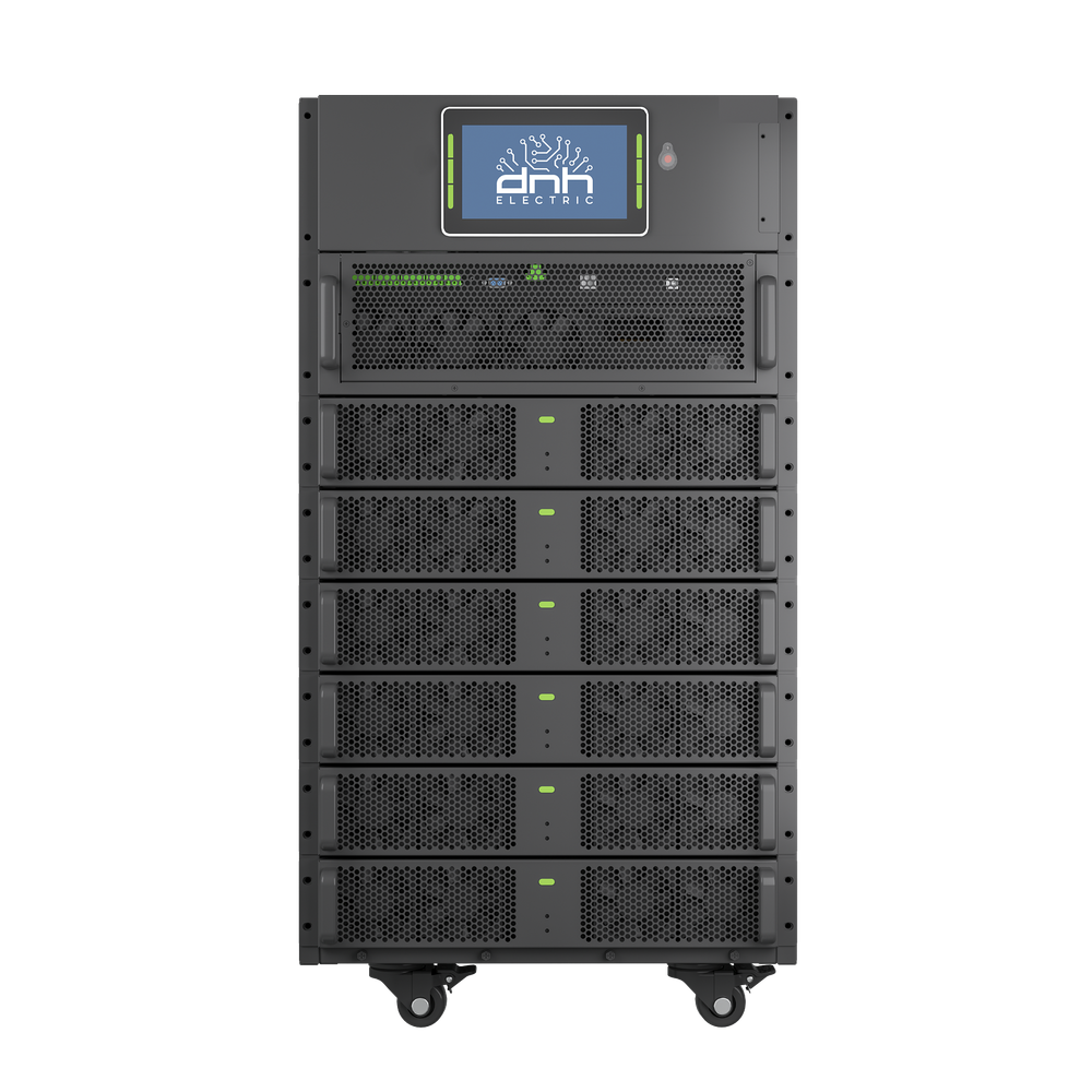 Силовой шкаф модульного ИБП DNH DRM12020, 120 кВА/120 кВт, 3:3ф, Rack Tower, 6 силовых модулей 20 кВА