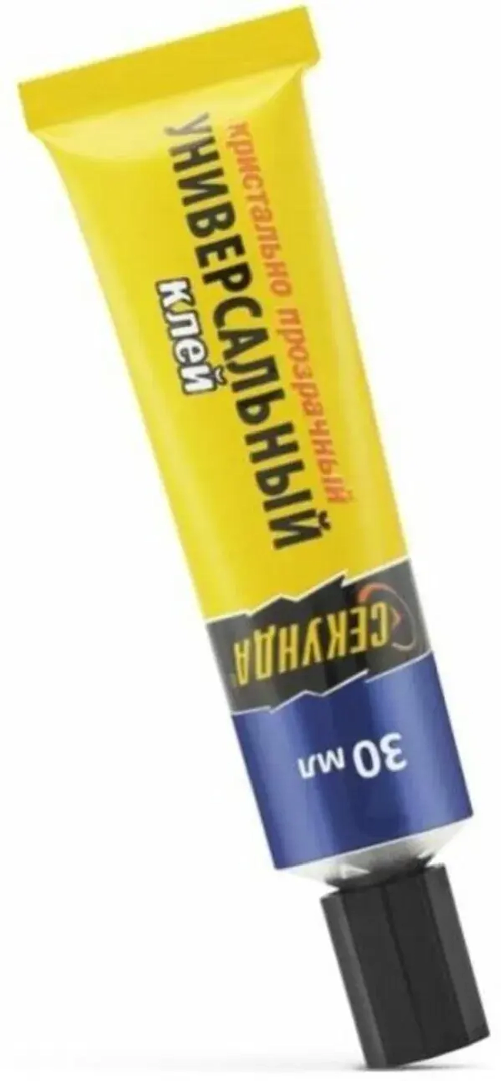 Клей Секунда Универсальный 30мл Кристально прозрачный шоу-бокс (10/60)