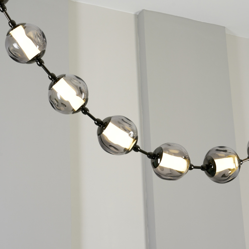 Подвесной светильник OD2437A-16 pearl black/smoke