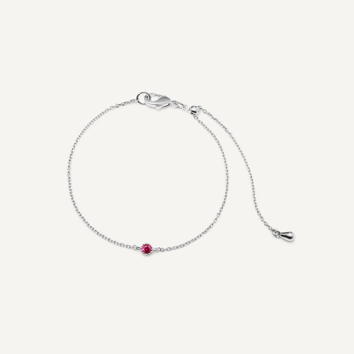 Браслет Key Part Birthstone Bracelet – Silver