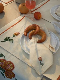 Салфетка сервировочная Spring flower из коллекции Ethnic, 45х45 см