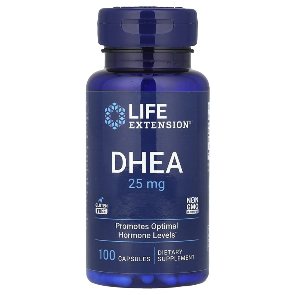 Life extension DHEA 25 mg 100 caps.