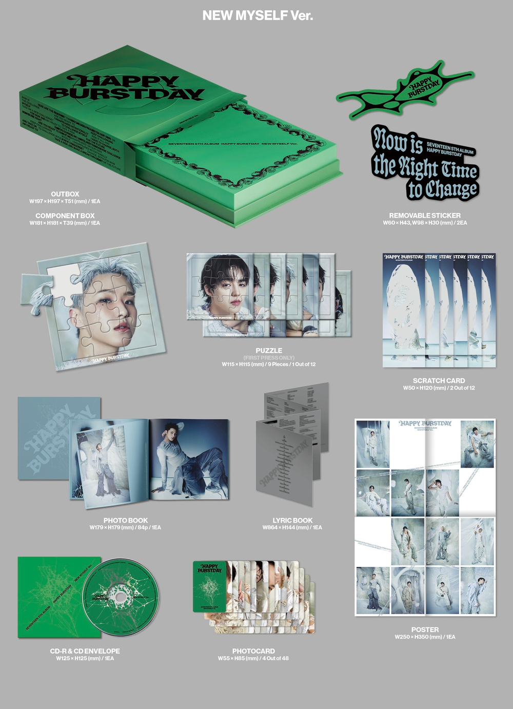 Альбом SEVENTEEN - 5th Album [HAPPY BURSTDAY]