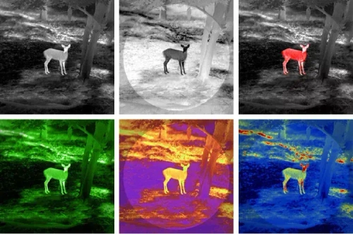 Тепловизионный бинокль GUIDE TN450 с дальномером